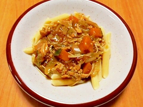 野菜と鮭のさらっとカレー